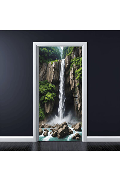 Avex Folie cu imprimeu color pentru decorarea ușilor, dimensiune 200 x 90cm, ...