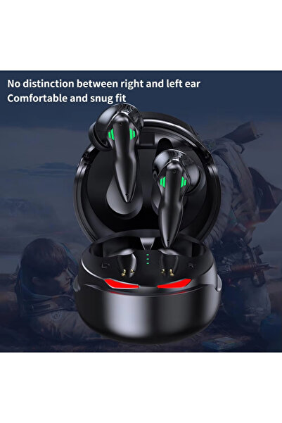 Generic Wireless Bluetooth 5.4 earbuds with 35H stereo sound and deep bass.