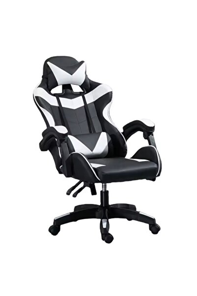 Generic كرسي ألعاب كمبيوتر قابل للتعديل، كرسي مكتب، مصنوع من جلد البولي يوريث...
