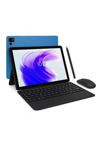 OTEETO تابلت TAB16 بنظام أندرويد 14 (أزرق) | شاشة 10.1 بوصة عالية الدقة IPS | ذاكرة وصول عشوائي (RAM) سعة 8 جيجابايت + سعة تخزين 512 جيجابايت