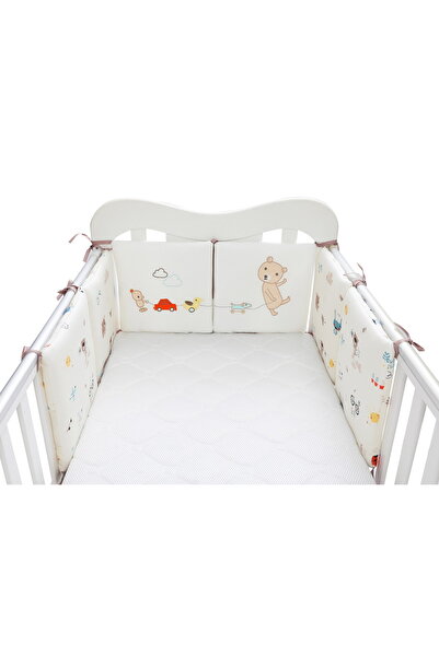 Generic 6pcs High-Quality Pure Cotton Baby Crib Cushion, Baby Crib Crash Pad, Used As a Sleep Protection Pad