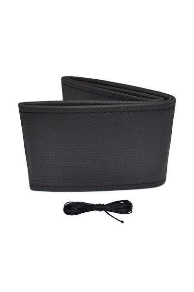 Otom steering wheel cover made of "Perforated" -leather for cars
