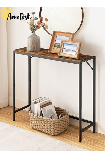 AnneFish 100*30*90 cm Console Table Simple Sofa Table Home Coffee Corner Display Shelf Entryway Table