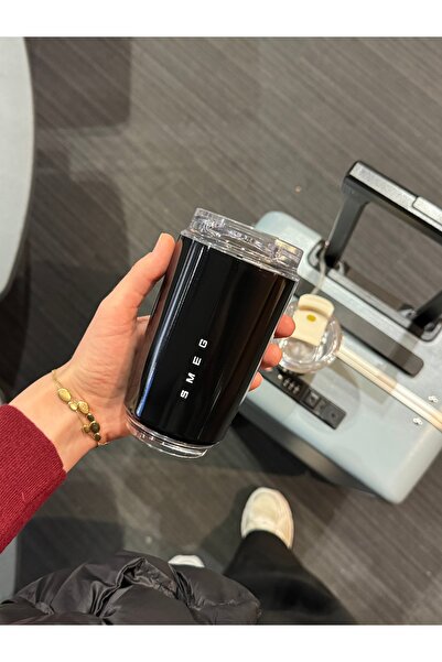 selvi wear كوب ترمس من الفولاذ المقاوم للصدأ على الطراز القديم - 350 مل |   ك...