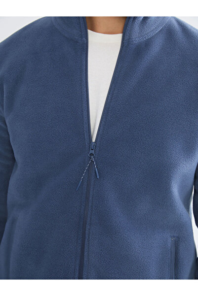 LC Waikiki Hanorac pentru bărbați, cu guler în picioare, cu mânecă lungă, cu fermoar