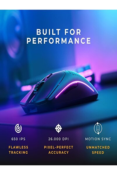 Glorious Gaming Model O 2 Wireless Gaming Mouse - Hybrid 2.4GHz & Bluetooth Wireless,