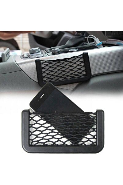 Avex Organizator de buzunar din plasă elastică cu ramă din plastic, dimensiuni 14,5 x 7 cm, culoare neagră