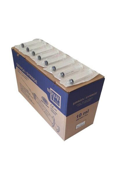 cgp medikal can güven park 10cc Steril Enjektör Şırınga Pembe Uçlu 5 Adet