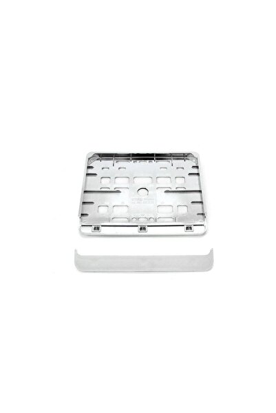 AMIO Suport numar inmatriculare cromat pentru motocicleta 15 x 19cm