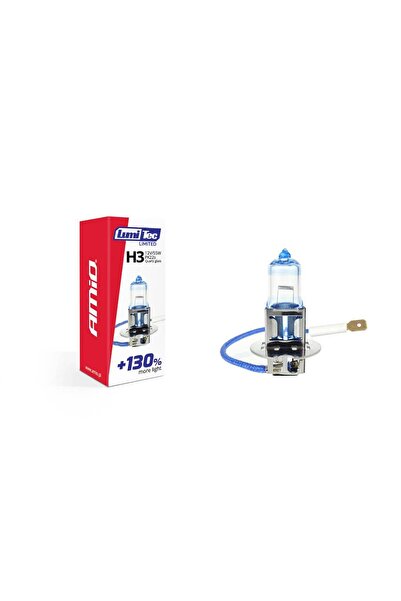 AMIO Bec halogen H3 12V 55W LumiTec LIMITED + 130%