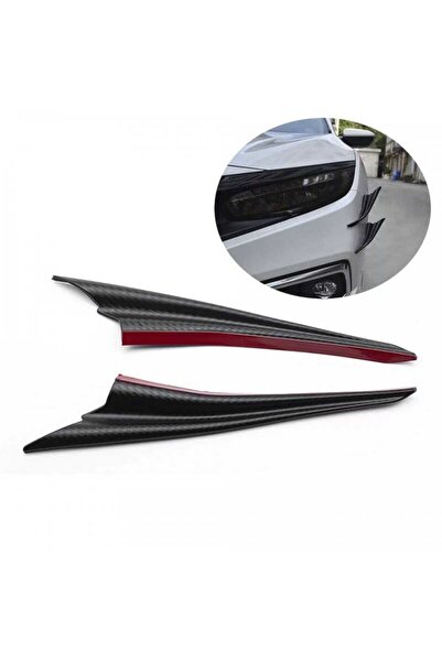 Avex Set 2 aripioare ornamentale bara tuning, model SHARK, finisaj Carbon