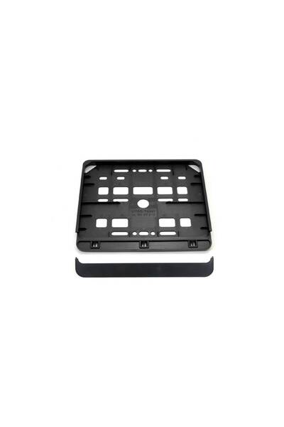 AMIO Suport negru pentru plăcuța de înmatriculare pentru motocicletă 15 x 19cm