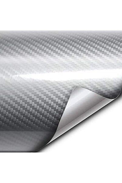 Avex Folie auto Carbon 5D lăcuită argintiu (3,0 m x 1,52 m)