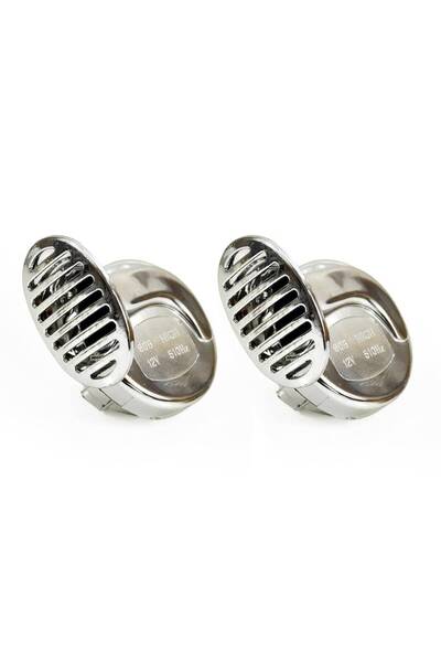 AMIO Claxon auto cromat 12V 2 buc CHR-01