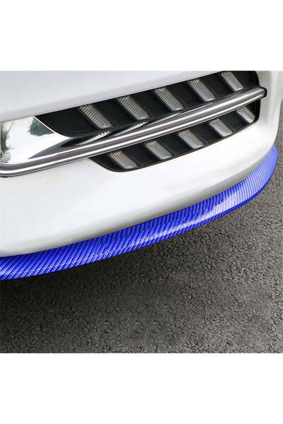 Avex Protecție spoiler, extensie bara față/spate din cauciuc, culoare Albastru CARBON