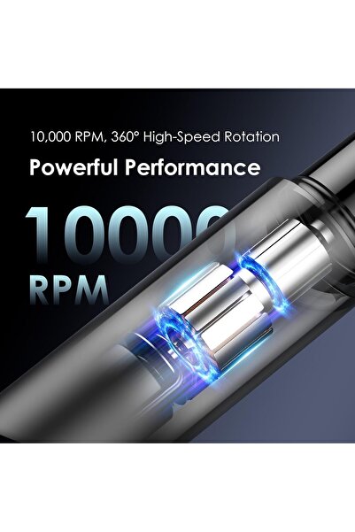 oraimo Nose Hair Trimmer for Men & Women — 10,000 RPM, Stainless Steel Dual-Blade, 360° Trimming