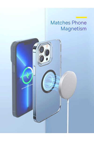 Baseus Magnetic Metal Ring MagSafe Sticker (2 Pack) – Black