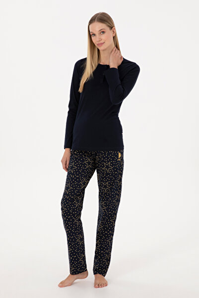 U.S. Polo Assn. Women's Navy Blue Pajama Set 50318931-Vr033