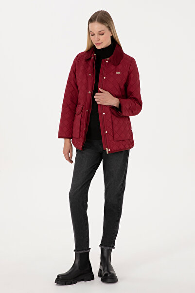U.S. Polo Assn. Women's Dark Raspberry Coat 50307939-Vr104