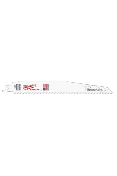 Milwaukee 9 x 7/11 Demolıtıon Bi-Metal Kılıç Testere Bıçağı 230 mm 5 Adet