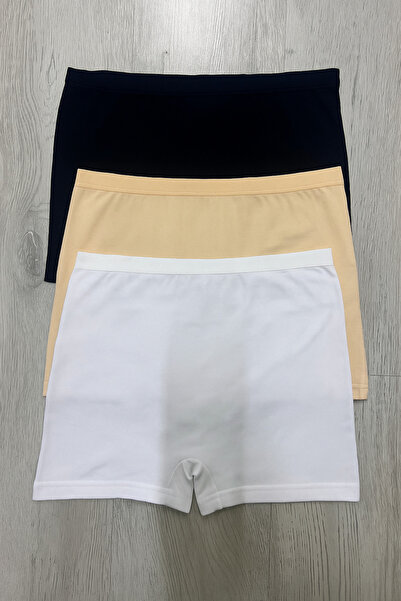 lady charming lingerie Stretch Fabric Combed Cotton Shorts, Set of 3