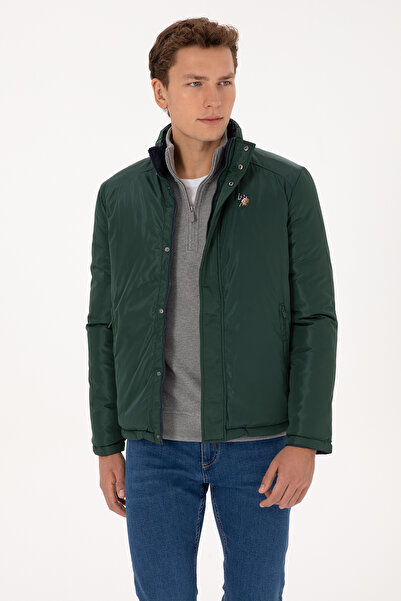 U.S. Polo Assn. Men's Dark Green Coat 50311623-Vr079