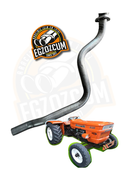 EGZOZCUM 480 Traktör boğazı egzoz ara boru TurkFiat traktör