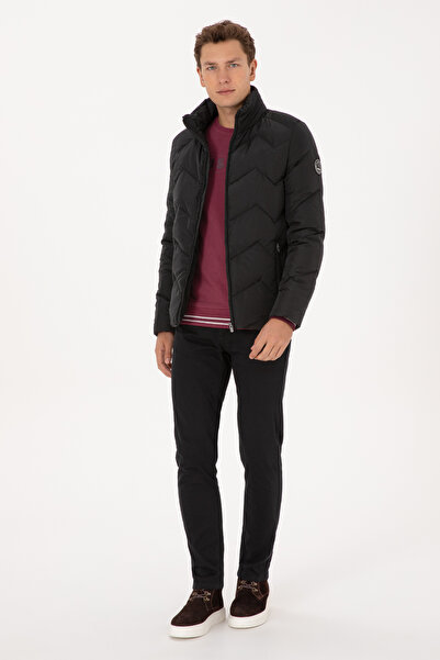 U.S. Polo Assn. Men's Black Coat 50311643-Vr046