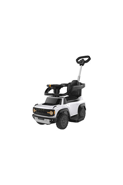 Colorland سيارة فورد برونكو للركوب - بيضاء (للأعمار من سنتين فما فوق)