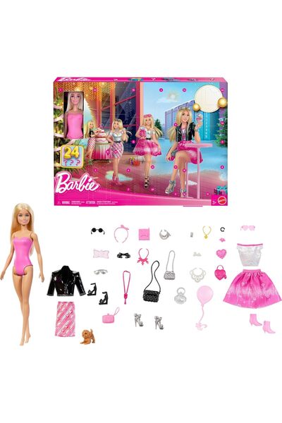 Barbie مجموعة أزياء دمية تقويم مجيء (للأعمار من 3 سنوات فما فوق)