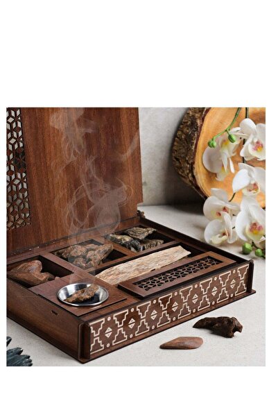 Story of candle بوكس العود الطبيعي مع مبخر فاخر