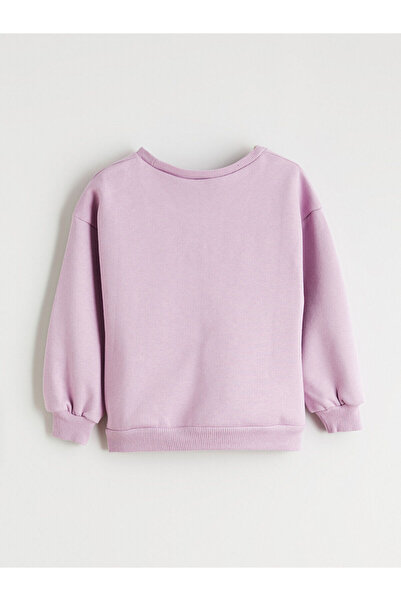 LC Waikiki Crew Neck Stitch and Angel Printed Girls' Sweatshirt and Leggings