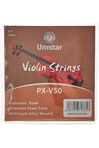 Unistar PX-V50-34 Violin String 3/4 Size