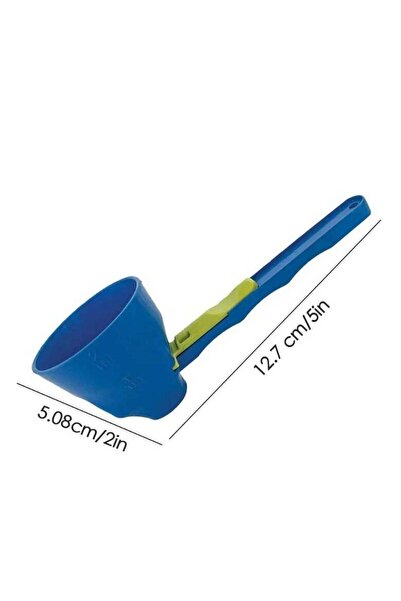 Generic ملعقة وقمع من مادة ABS مقاومة للانسكاب ومغرفة مسحوق البروتين للمشروبات المسحوقة