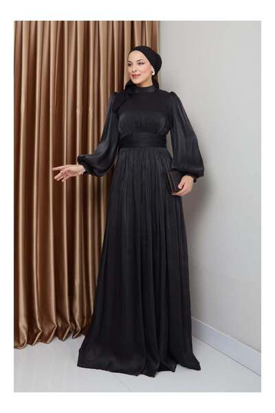 Refka Βραδινό φόρεμα χιτζάμπ - Μαύρο -