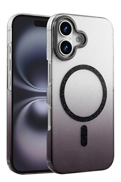 NewFace غطاء ماج سيف المتوافق مع آيفون 16 (13328) - أسود