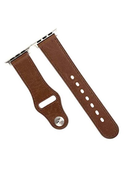 Yailla سوار ساعة بديل من بروميت لساعة أبل آي واتش، لون بني