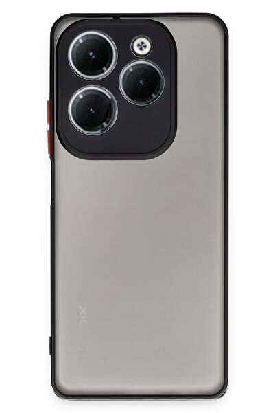 NewFace غطاء سيليكون متوافق مع هاتف Infinix Hot 40 Pro (134058) - أسود