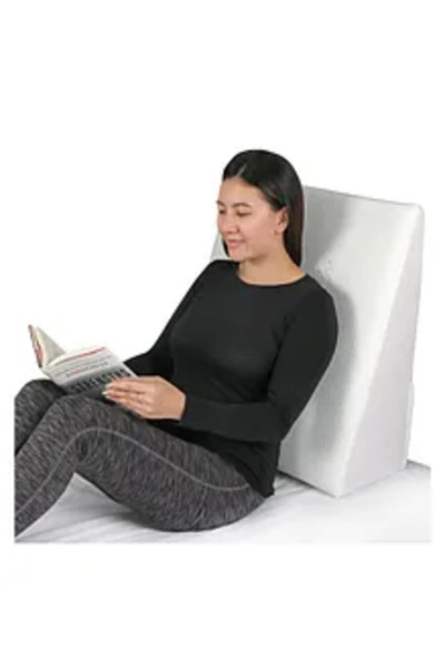 Moon وسادة إسفينية - بيضاء