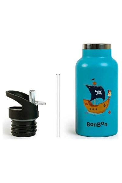 BONBON - Elite Stainless Steel Water Bottle 350ml - Pirate Maze