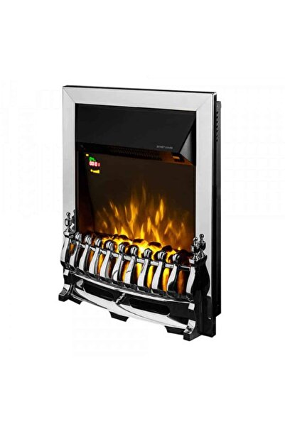 Art Flame Focar semineu electric, metal, incorporabil, 3D efect, aeroterma, sunet, telecomanda, temporizato...