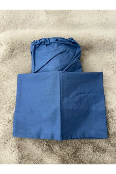 Doğa 100% Cotton Poplin Fabric Fitted Sheet 100X200 Pillowcase 50X70