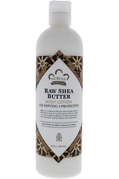 Nubian Heritage Lotion from with Raw Shea Butter and Myrrh extract, 13 fluid ...