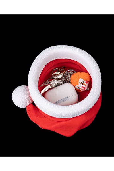 OddieArtStore Christmas Hat Shaped Bowl