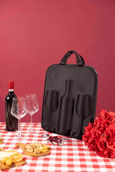 HomaDesign Tasarım Şarap Taşıma Çantası