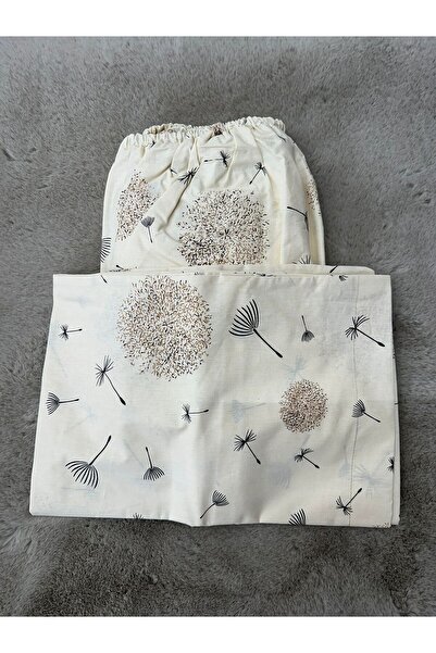 Doğa 100% Cotton Poplin Fabric Fitted Sheet 100X200 Pillowcase 50X70