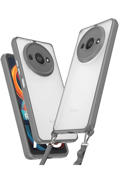 NewFace Techmrt Xiaomi Redmi A3 4G Case Penta Silicone Case - (14544) Titan Gray Compatible