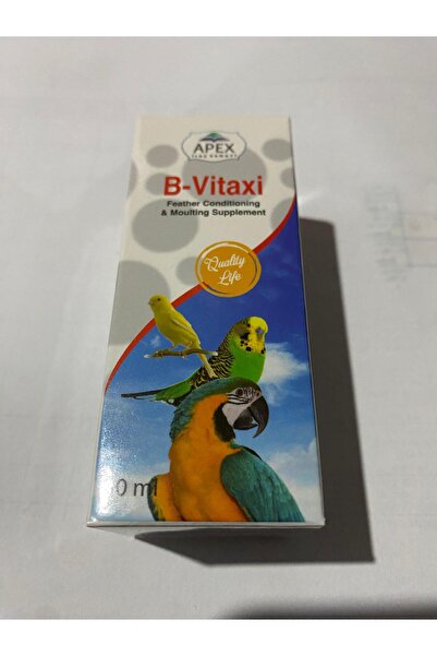 Apex B kuş VİTAMİNİ TÜY DÖKÜLMESİNİ ENGELLER