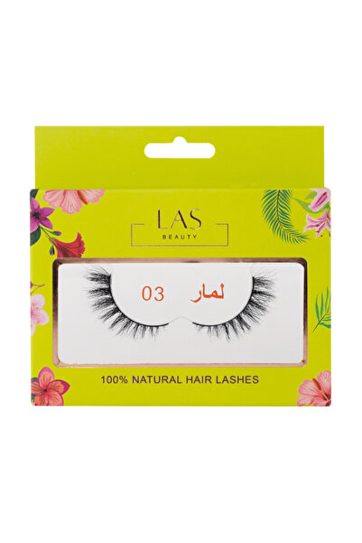 LAS BEAUTY رموش رقم 03 من لاس بيوتي