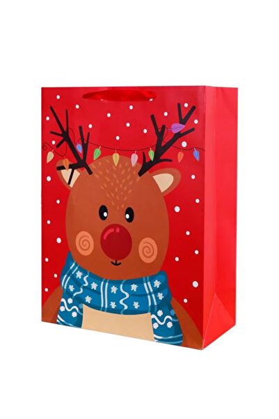 Share the Love Rudolph Christmas Gift Bag (Large) – Large Size for Perfect Ho...